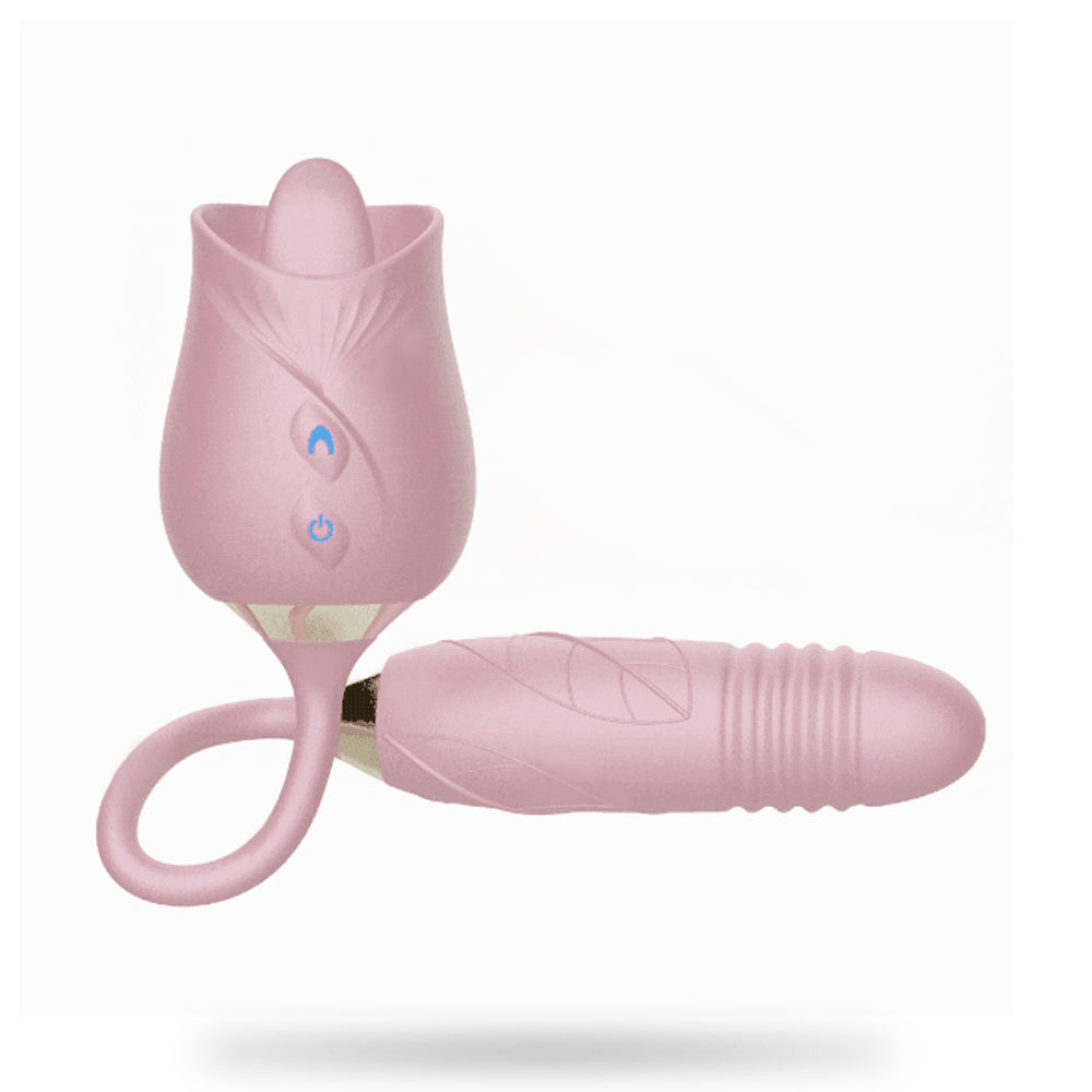 Clit Vibrator Nipple Sucker Vibrating Tongue
