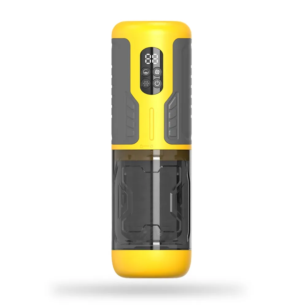 UXOL Truly Waterproof 3 In 1 Masturbation Cup 7 Thrusting Rotation Fully Male Masturbator