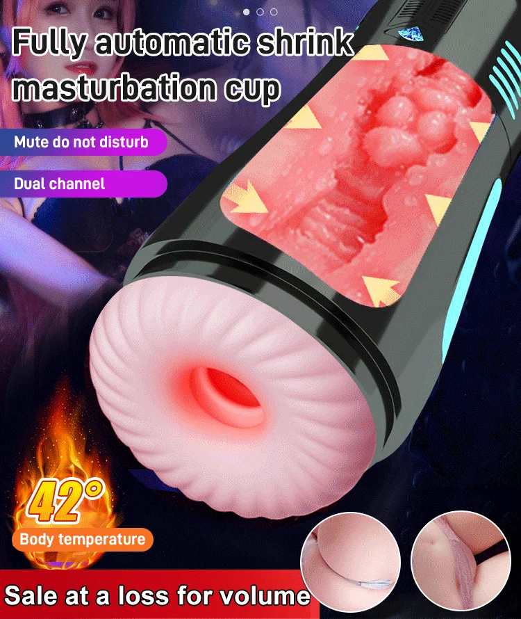 【Confidential delivery】Fully automatic retractable decompression cup, no need to hold it by hand