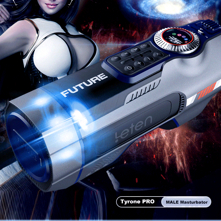 Leten Future Pro 708 3RD Generations Bluetooth Control 10 Modes Heating LED Screen Male Masturbator