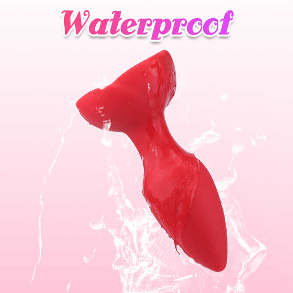 Rose Remote Control 10 Frequency Vibration Silicone Anal Plug