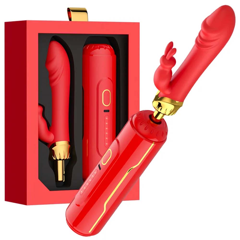 10 Frequency Automatic Pushing Back and Forth Dildo G-spot Vibrator
