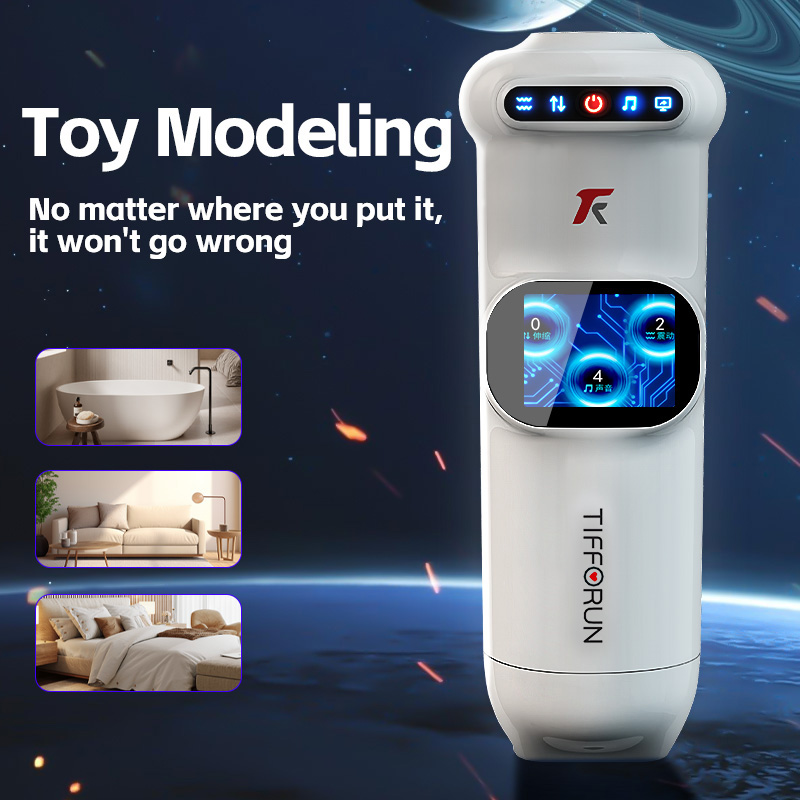 2024 New Masturbator Uxol Heating 9 Vibration & 9 Thrusting Male Masturbator with Moan Function, Full LCD Display Uxolclub Sex Toys for Men