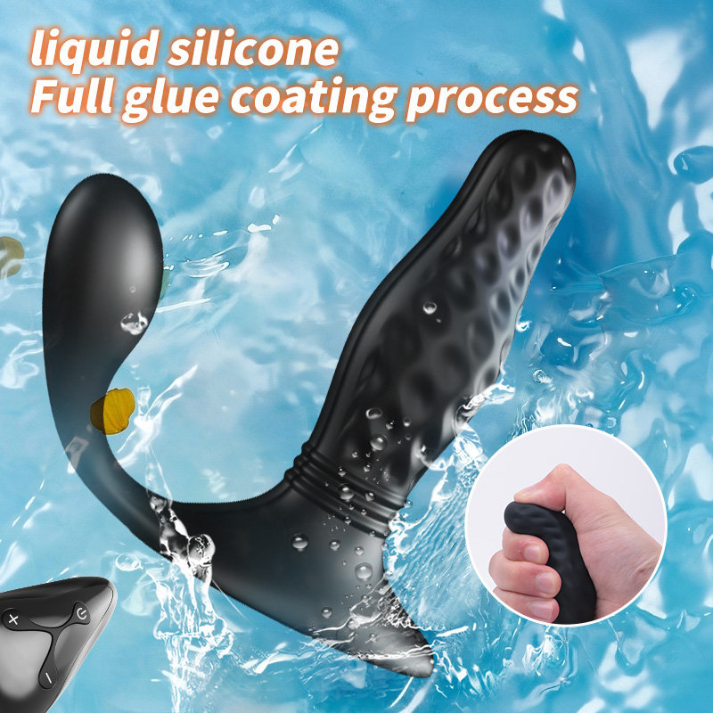 Wireless Remote Control Telescopic Vibrating Butt Plug