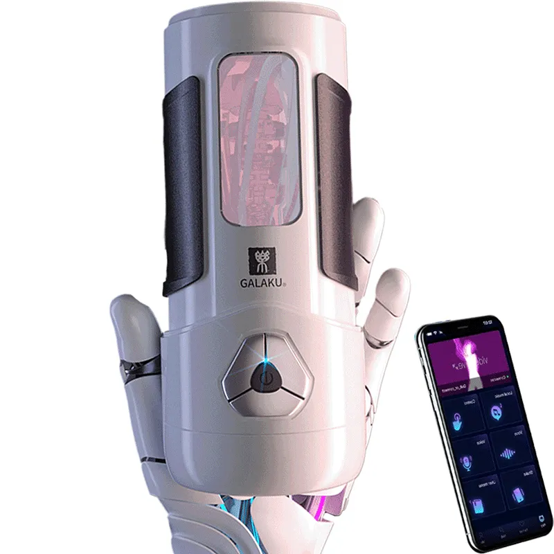Phantom X 12 Vibration Voice Male Masturbator Cup APP Control Sucking Real Vagina Heating Male Masturbator