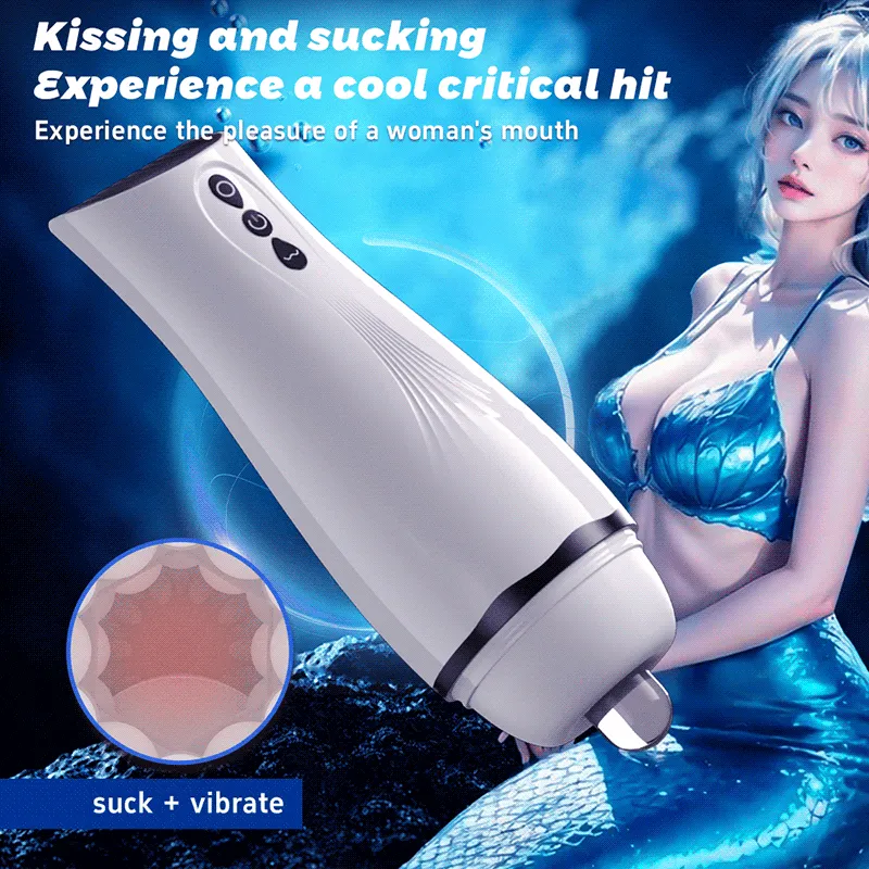 9-Frequency Vibration For Sucking Men’s Electric Airplane Male Masturbator