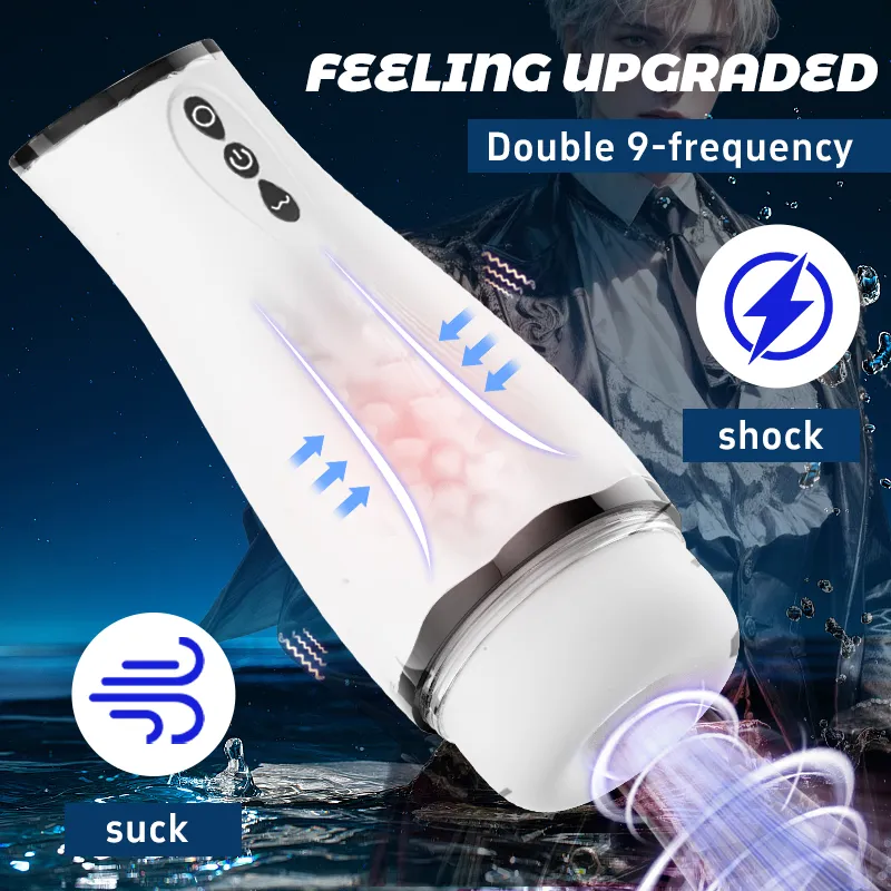 9-Frequency Vibration For Sucking Men’s Electric Airplane Male Masturbator