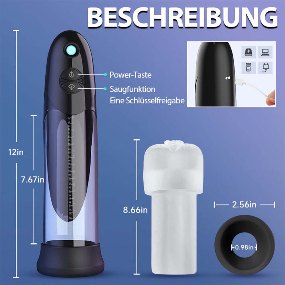 Fully Waterproof Penis Exercise Trainer Penis Spa Cup