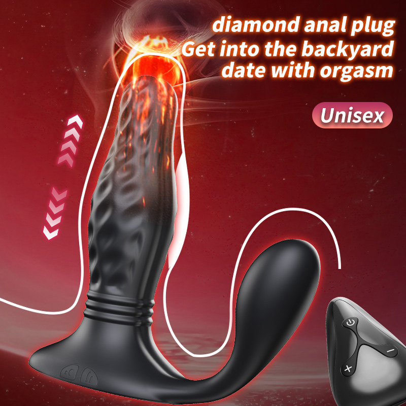 2024 nESUXOL Anal Vibrators 3 Thrusting & 9 Vibrating Wireless Remote