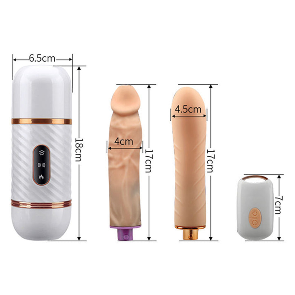 7-Frequency Telescopic Vibration Hands-Free Automatic Thrust Women's Masturbation Device Realistic Dildo Vibrator-Uxolclub - Best Adult Sex Toys Online Retailers