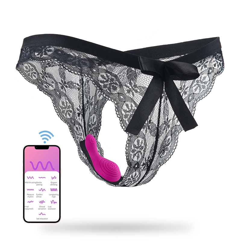 APP Remote Control 10 Vibration Massage Underwear Wearable Jumping Egg Masturbator