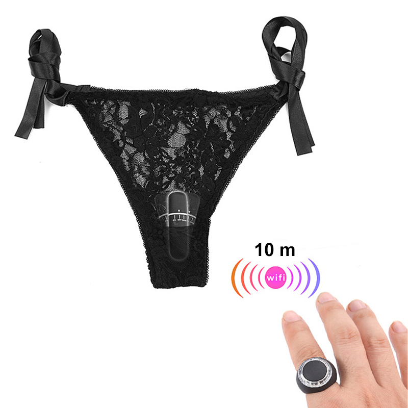 Women's Sexy Lace Panties Wireless Remote Control 10 Frequency Vibration Egg