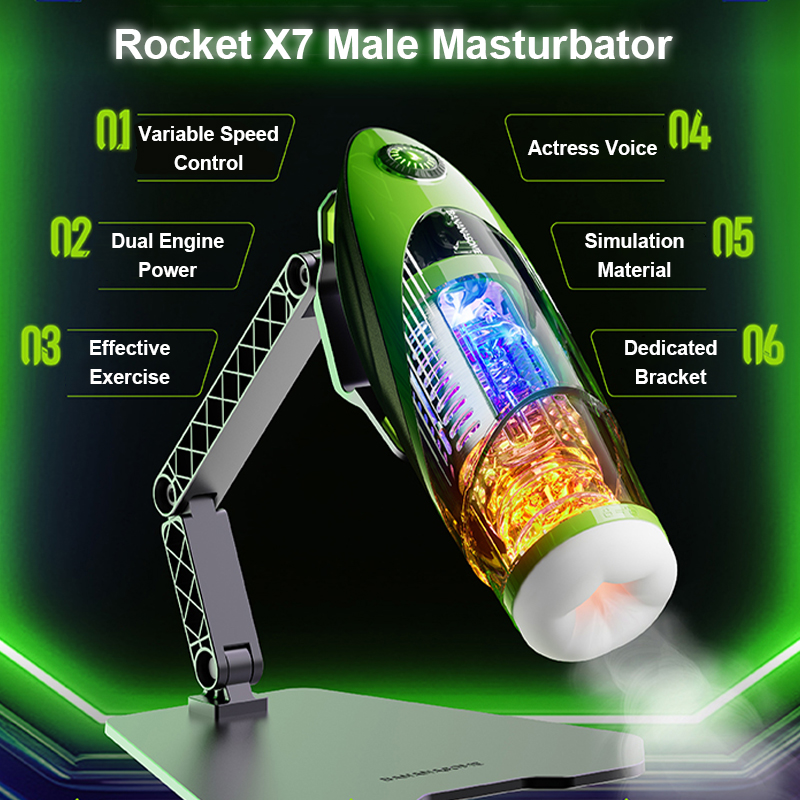APP Intelligent Voice Interactive Retractable Heating Male Masturbator
