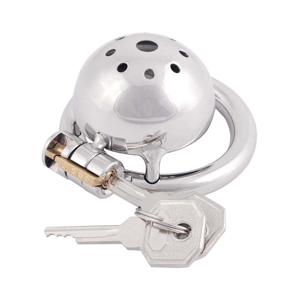Men's Stainless Steel Chastity Lock