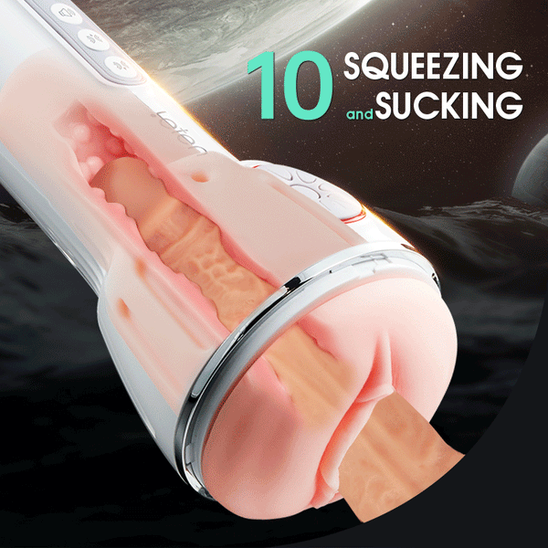Leten IV 10 Vibrating & Sucking Male Masturbator With Heated Voice