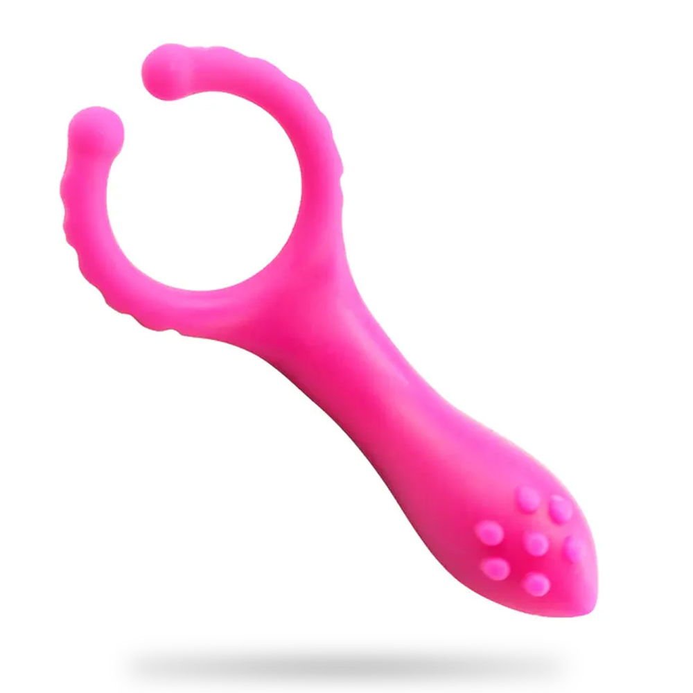Vibration Delay Cock Ring Male Masturbator