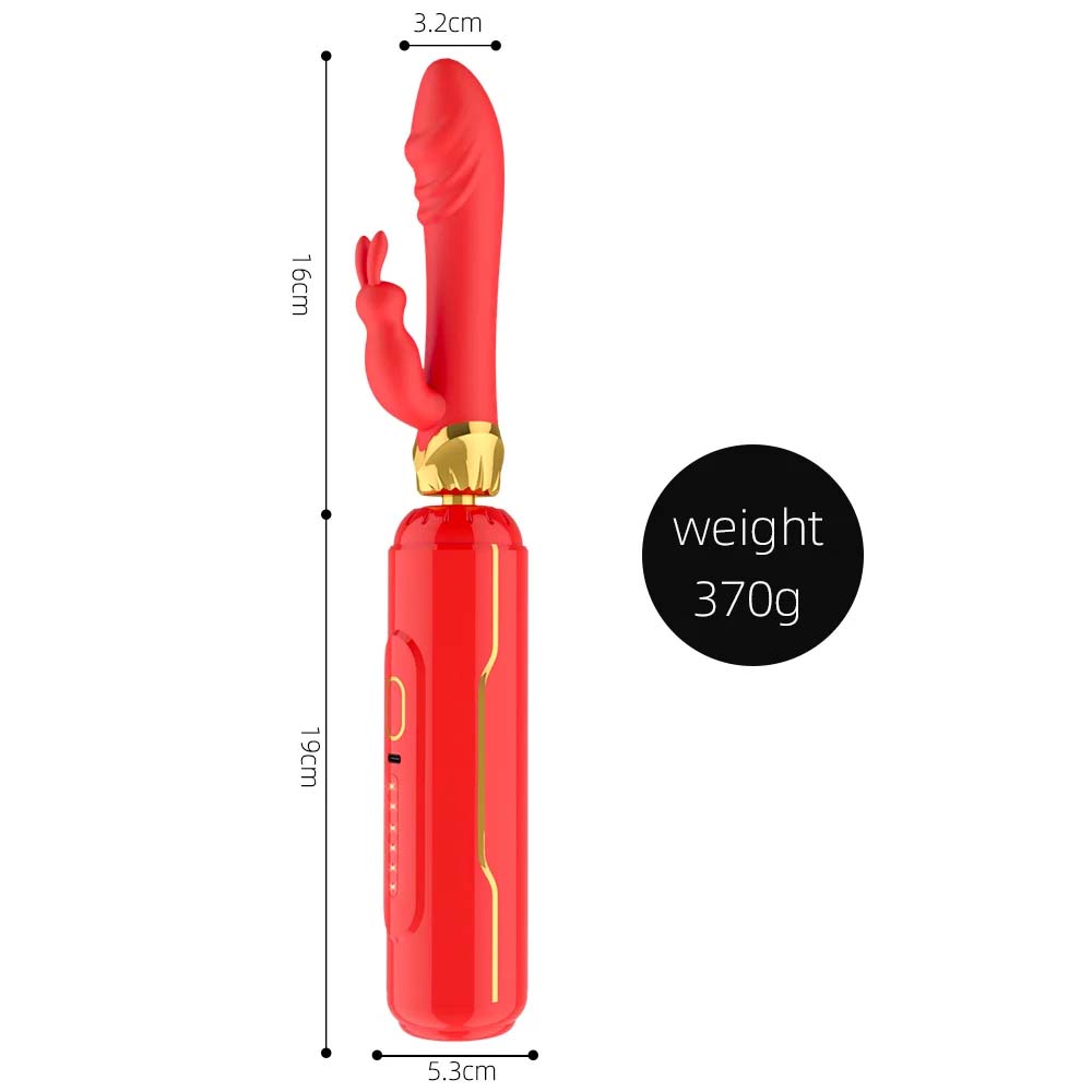 10 Frequency Automatic Pushing Back and Forth Dildo G-spot Vibrator