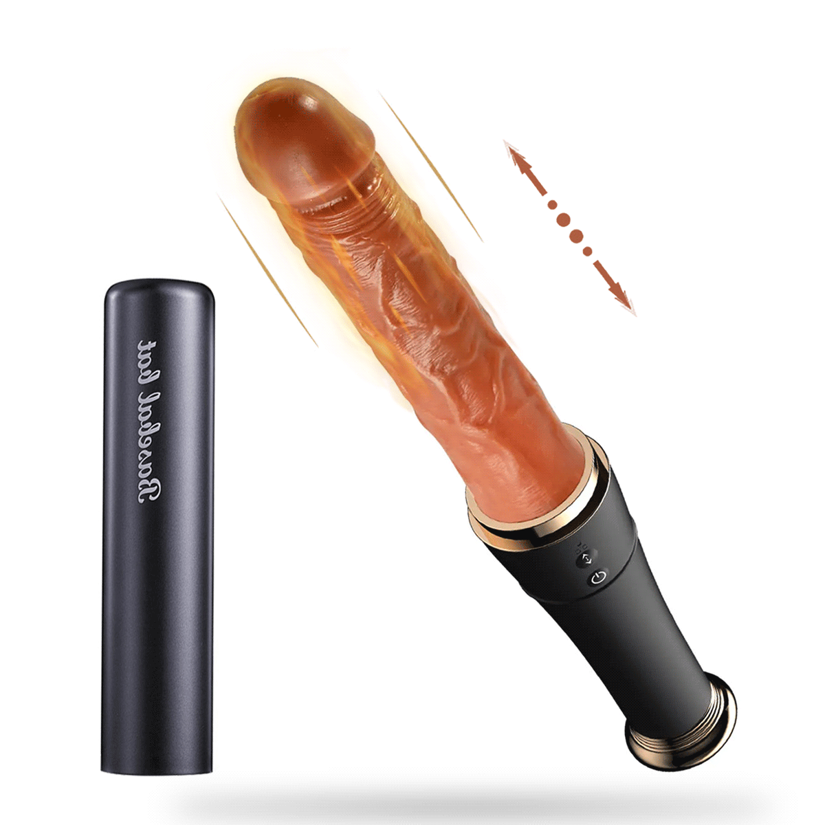 10 Vibrating & Thrusting Heating Telescopic Realistic Dildos