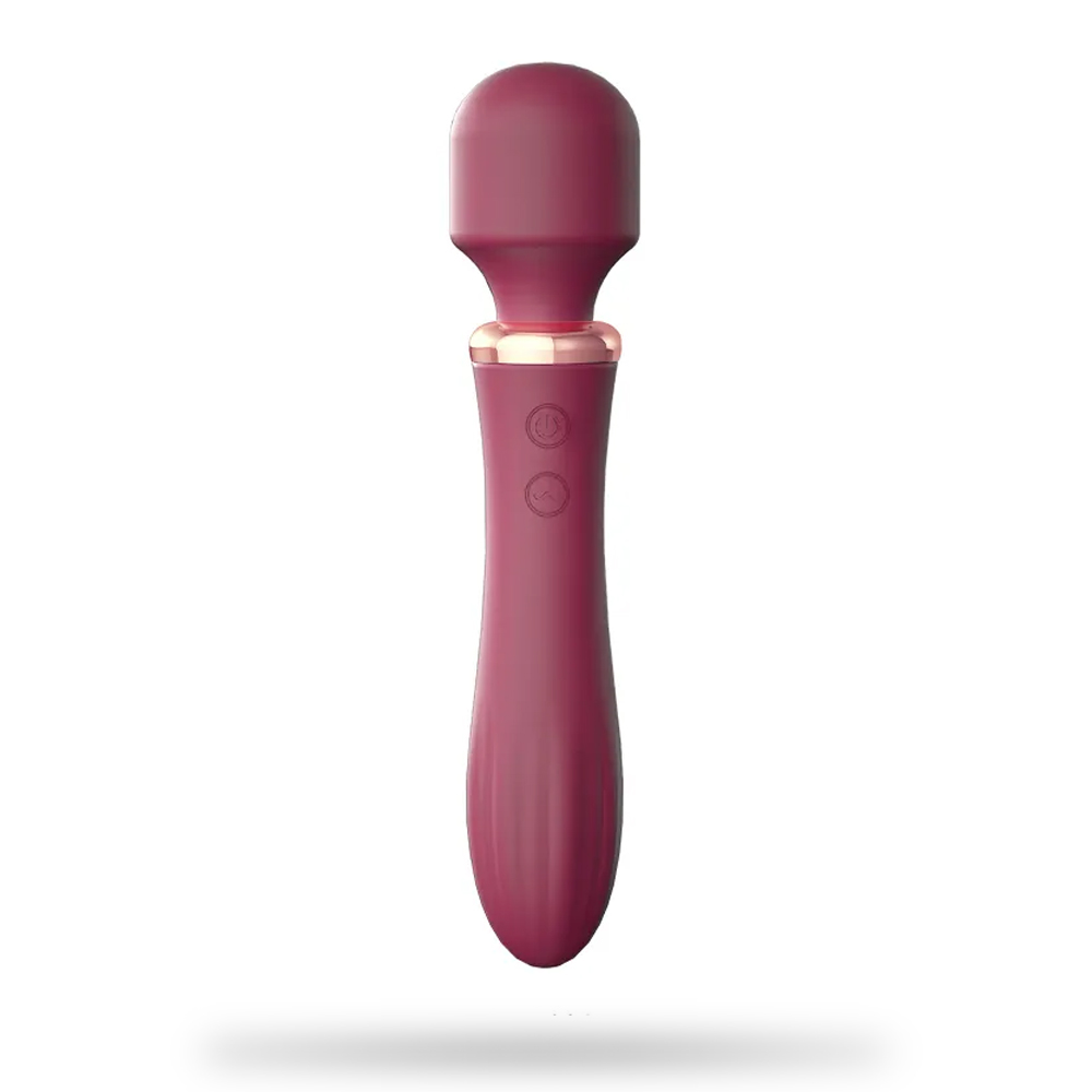 10 Vibration Modes Heated Double-Headed Female Masturbator