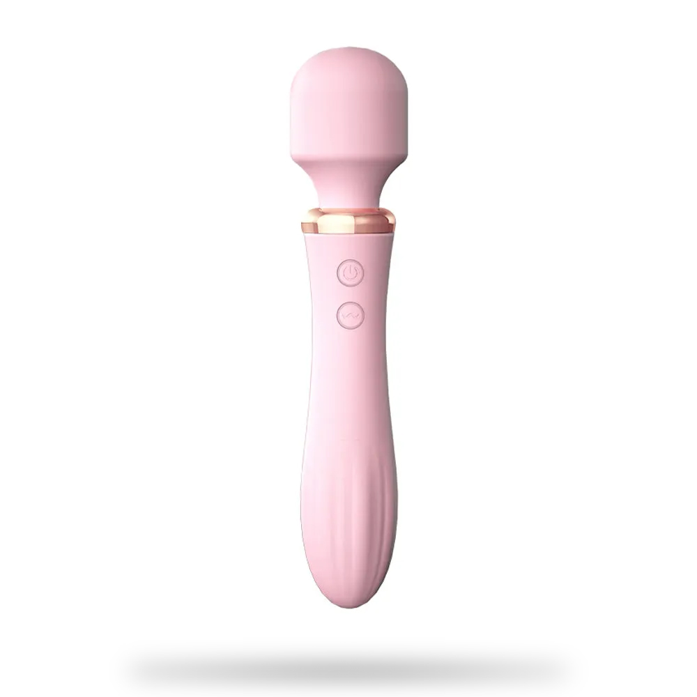 10 Vibration Modes Heated Double-Headed Female Masturbator