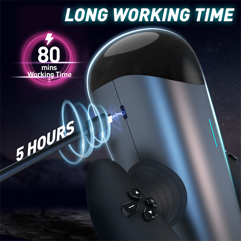 Uxolclub Male Masturbator 10 Powerful Vibration Thrusting Modes Handy Stroker