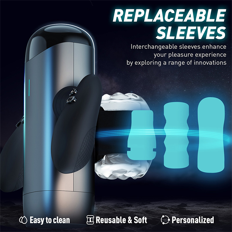 Uxolclub Male Masturbator 10 Powerful Vibration Thrusting Modes Handy Stroker