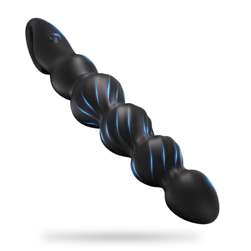 12 Vibrating Prostate Massage Ball Bead Anal Plug Back Court Masturbator