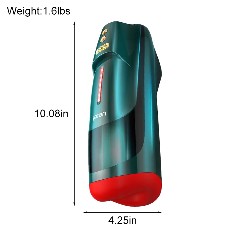 Automatic Retractable Sucking & Heating Men's Masturbator