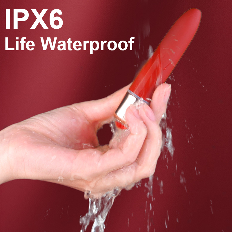 10 Frequency Vibration Mini Lipstick Type Anal Vibrator