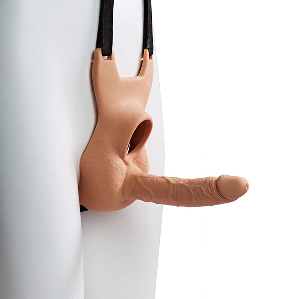 10 Frequency Vibration Wearable Silicone Dildo