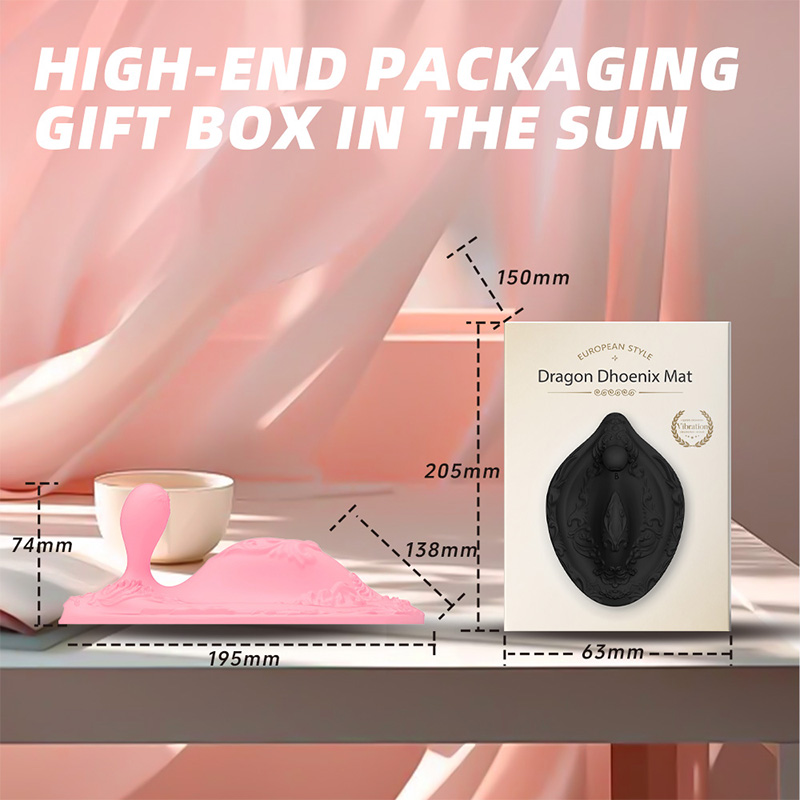 Anal Massager Dragon And Phoenix Pad Vibration Massager For Men And Women