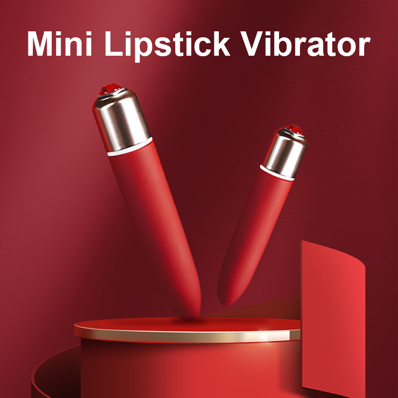 10 Frequency Vibration Mini Lipstick Type Anal Vibrator