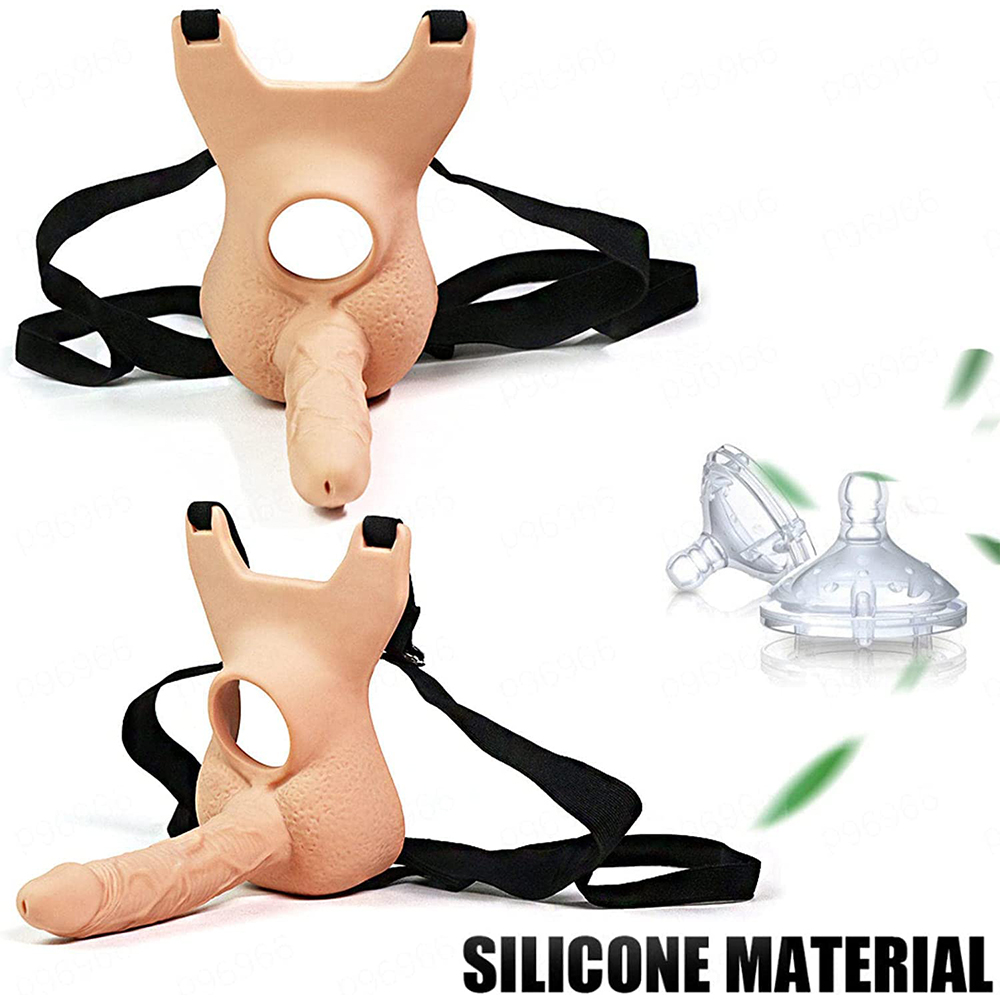 10 Frequency Vibration Wearable Silicone Dildo