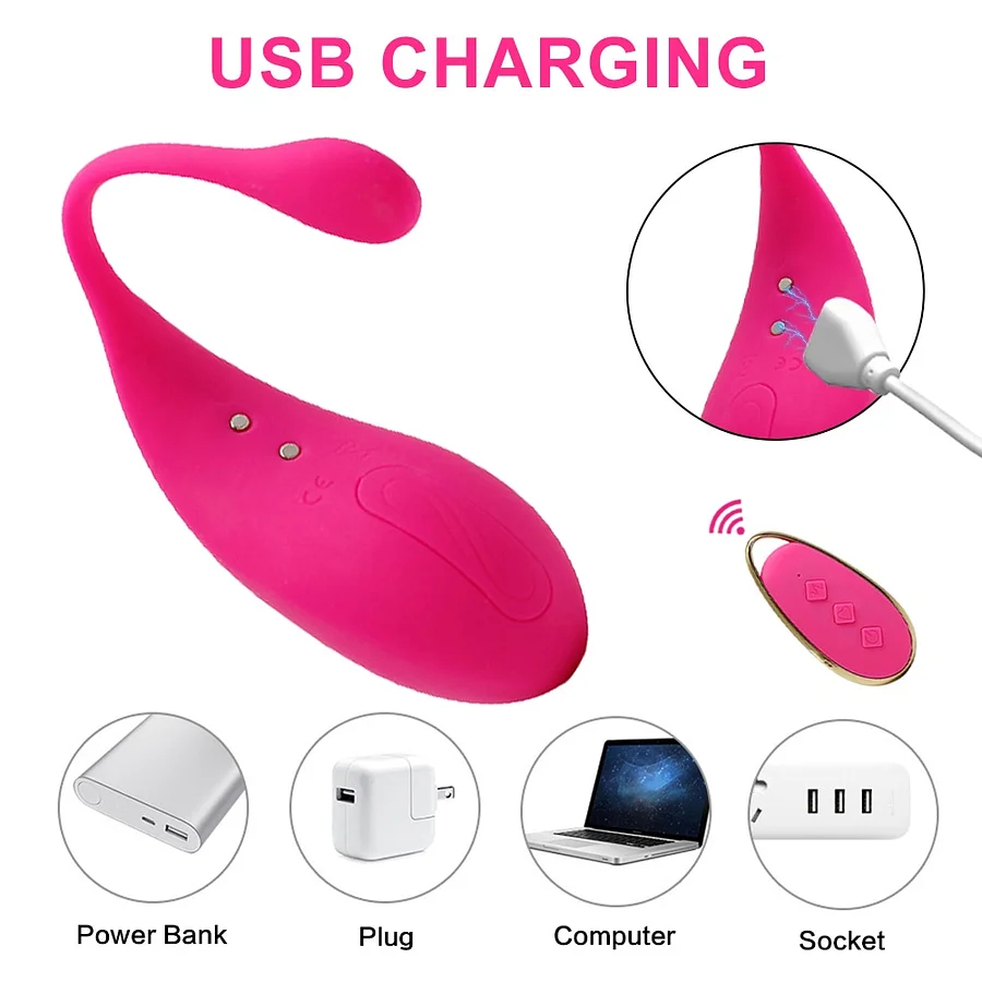 12 Frequency Vibration Wireless Remote Control Jumping Egg