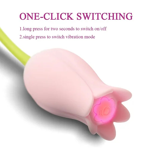 7 Vibration Mode Rose Vibrators Clitoral Stimulation & G-spot Orgasm