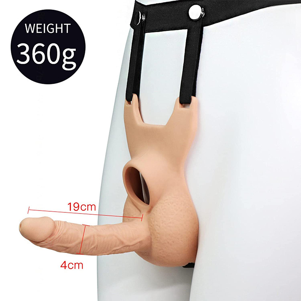 10 Frequency Vibration Wearable Silicone Dildo