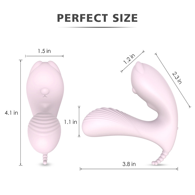 G-Spot Clitoris Wearable Silicone Wireless Remote Control Vibrator