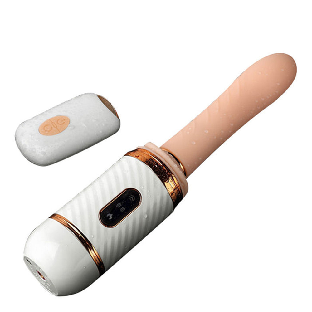 7-Frequency Telescopic Vibration Hands-Free Automatic Thrust Women's Masturbation Device Realistic Dildo Vibrator-Uxolclub - Best Adult Sex Toys Online Retailers