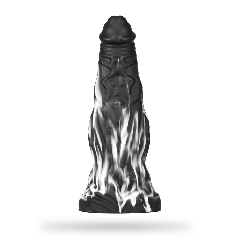 Giant Pagoda Mixed Color Soft Artificial Dildo