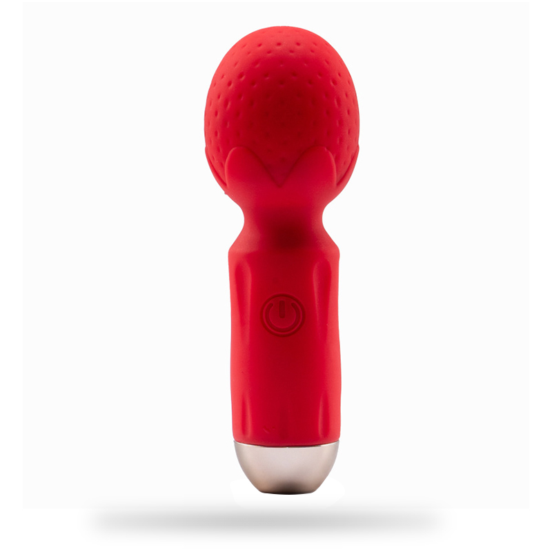 10 Frequency Vibration Mini AV Strawberry Head Vibrator