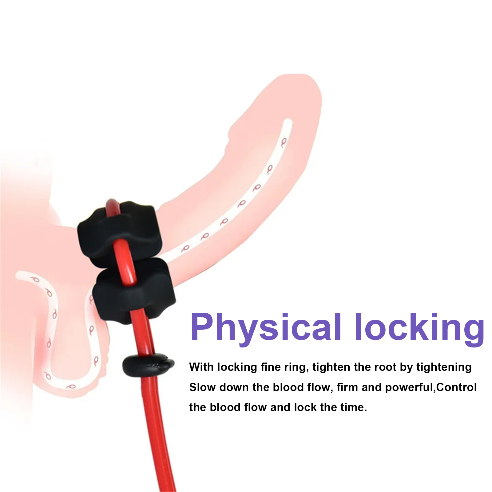 Adjustable Lock Ring Long-Lasting Time Delay