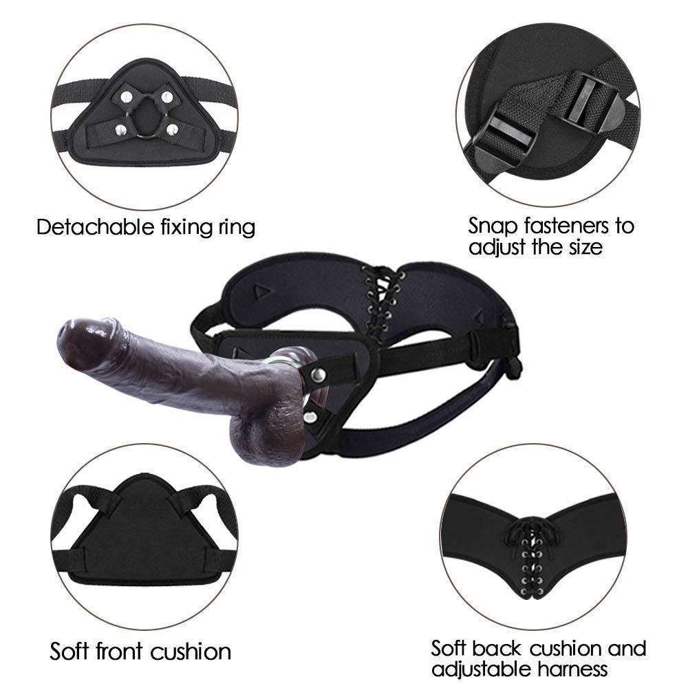 Strap-On Wearable Realistic Silicone Dildo