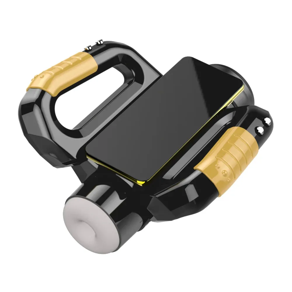 Automatic Male Masturbators Sex Toys for Men，Male Stroker with 10 Thrusting & Rotating Modes Male Sex Toys with Live Voice Cell Phone Magnetic Attachment，Male Masturbator Adult Sex Toys & Games