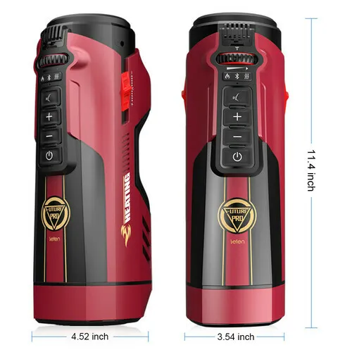 Leten Future Pro 708 2ND Generations 10 Full Automatic Telescopic Heating Strong Male Masturbator