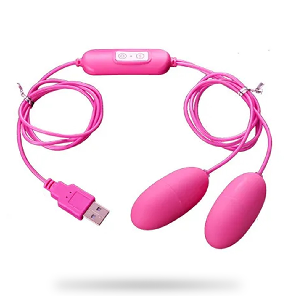 USB Charging Double-Bouncing Eggs Vibrator