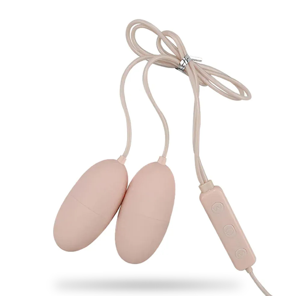 Dual Vibrator Remote Control Masturbation Massage Vibrator