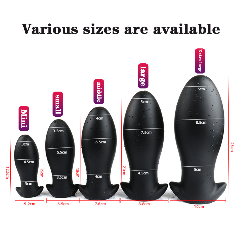 Dragon Egg Silicone Butt Plug Unisex Thrusting Butt Plug