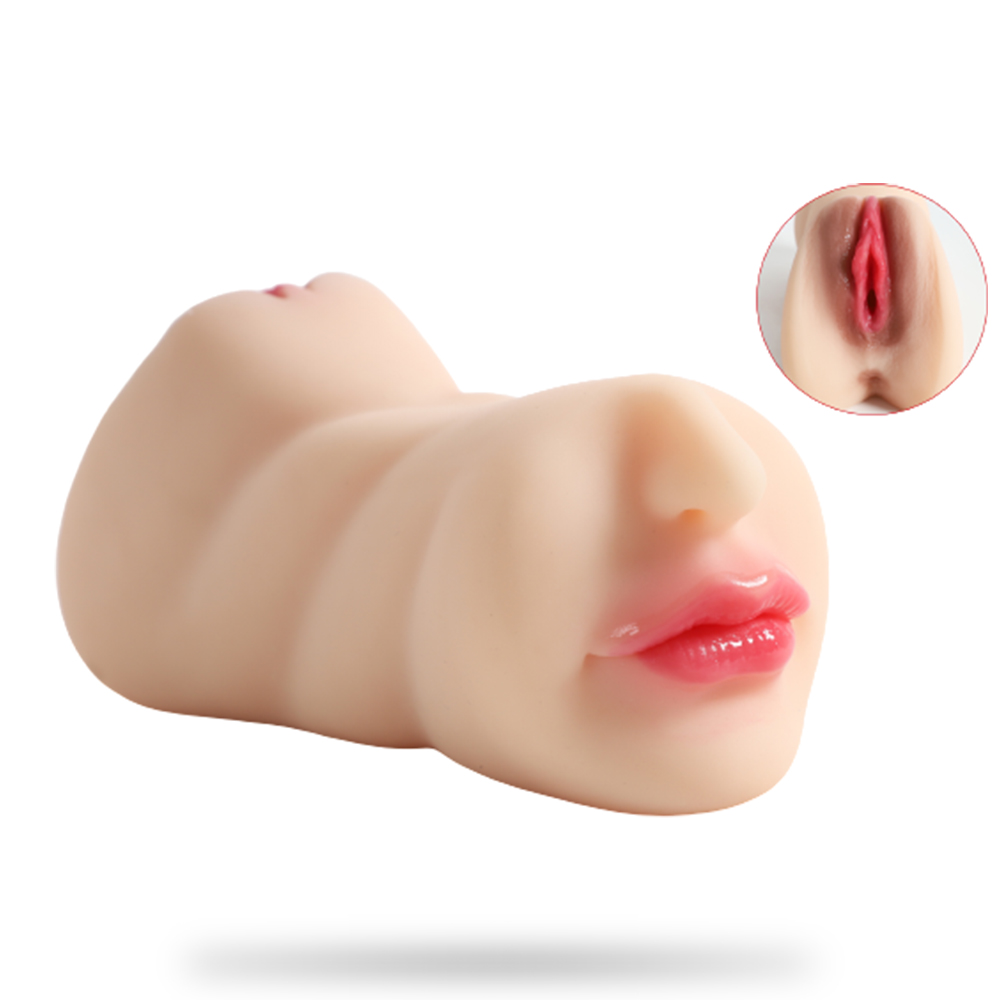 Pocket Silicone Tight Masturbator with Oral Function - Perfect Pleasure Toy
