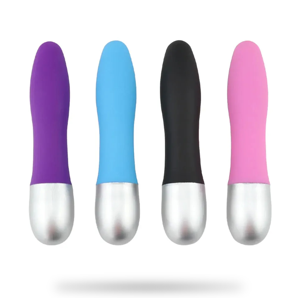 Silver Cap Waterproof Mute AV Vibration Massager