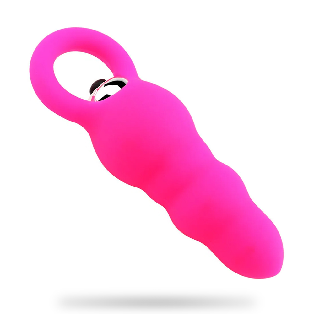 Silicone Vibrating Anal Plug Female Masturbator
